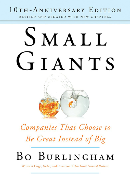 Title details for Small Giants by Bo Burlingham - Wait list